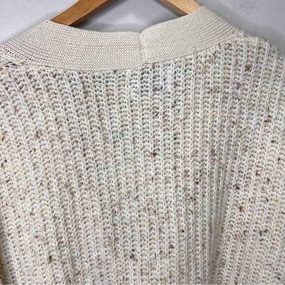 Old Navy Shaker-Stitch Button-Front Speckled Cardigan Sweater Size XXL Oversized - Picture 10 of 12